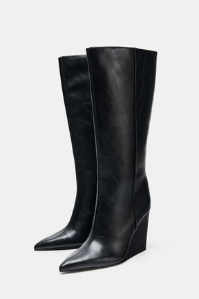 Wedge Heel Ankle Boots
