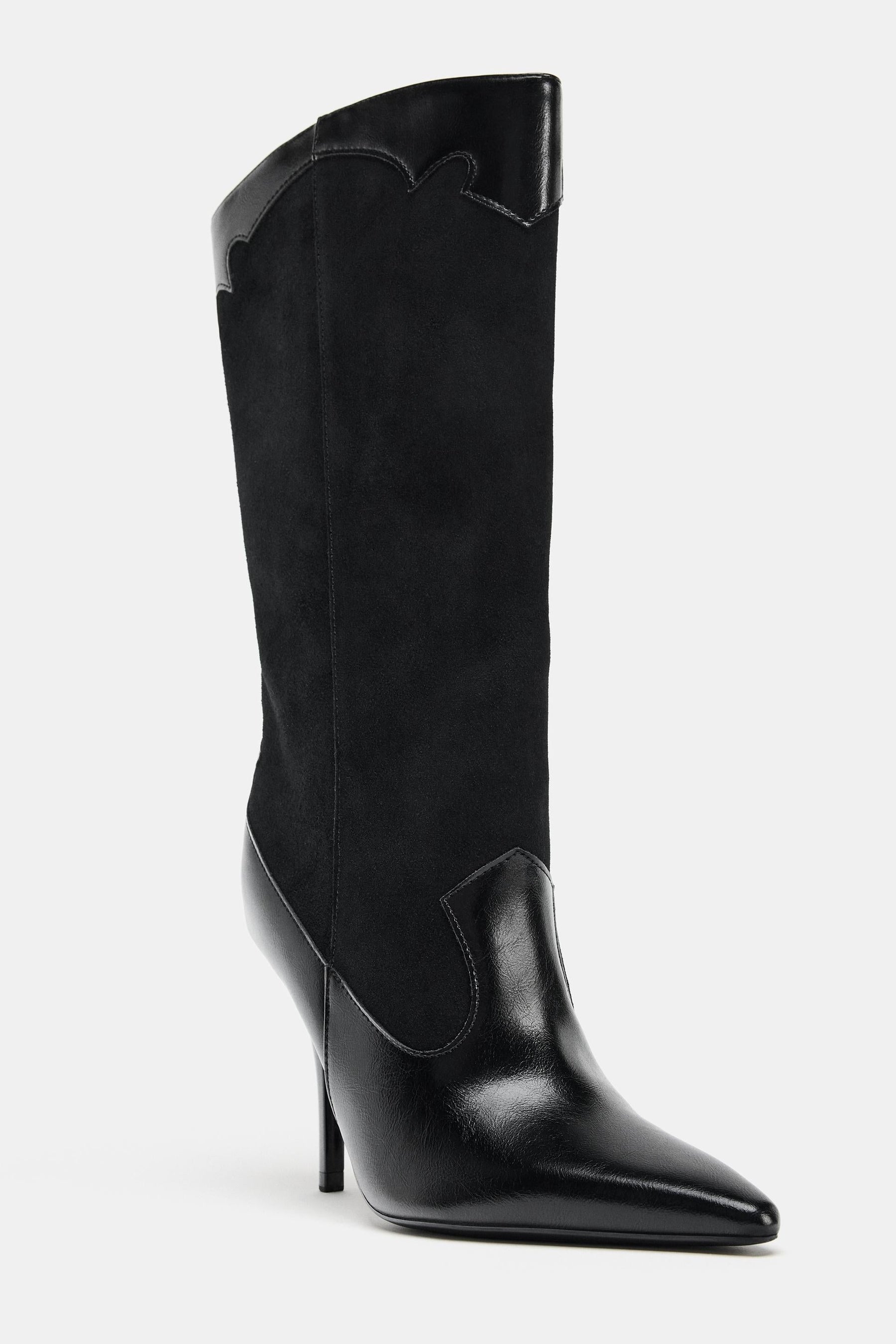 Cowboy Heel Boots