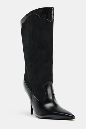 Cowboy Heel Boots