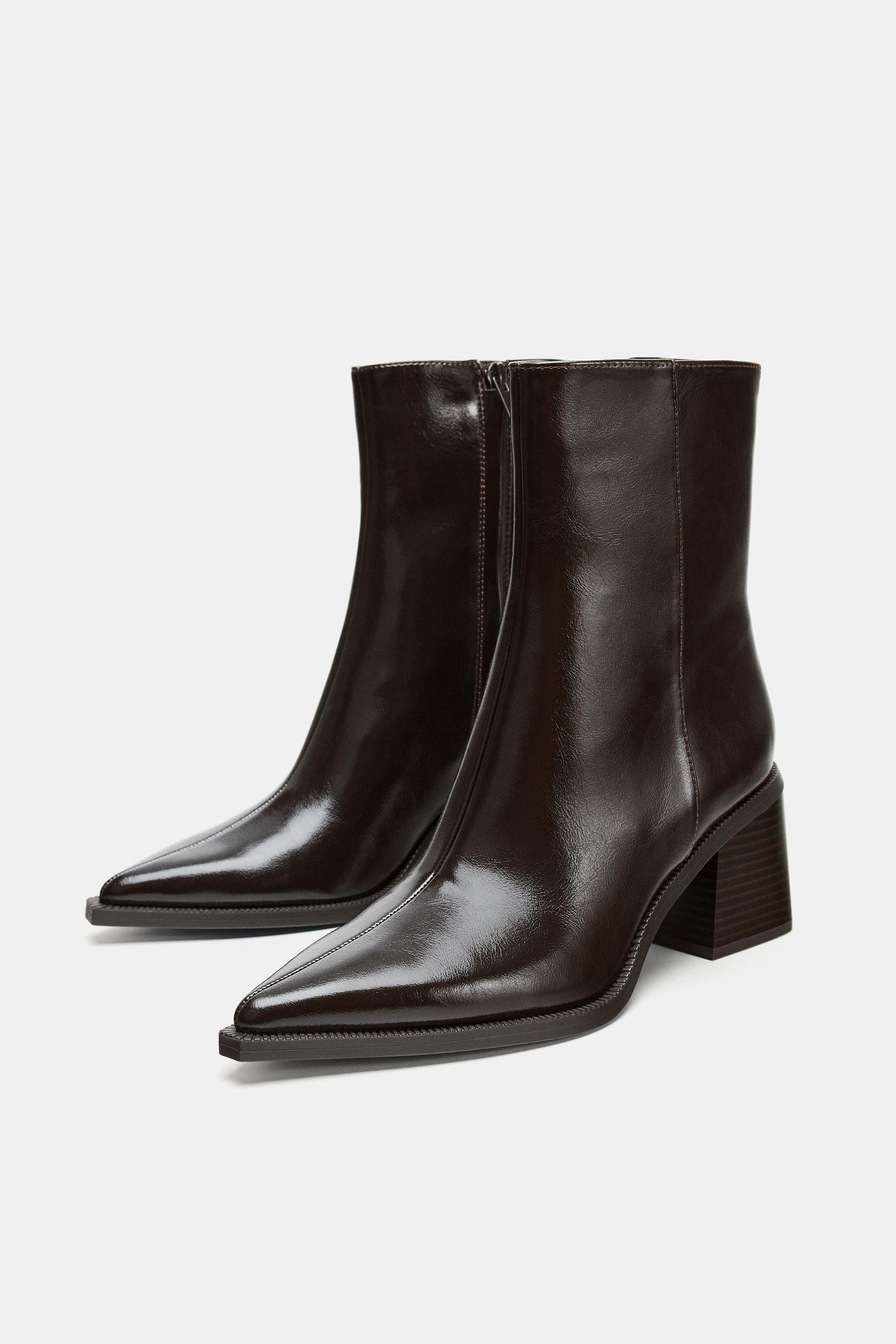 Block Heel Ankle Boots