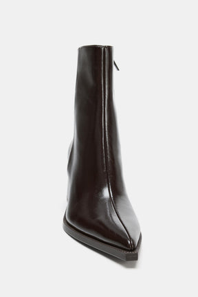 Block Heel Ankle Boots