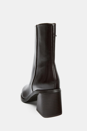 Block Heel Ankle Boots