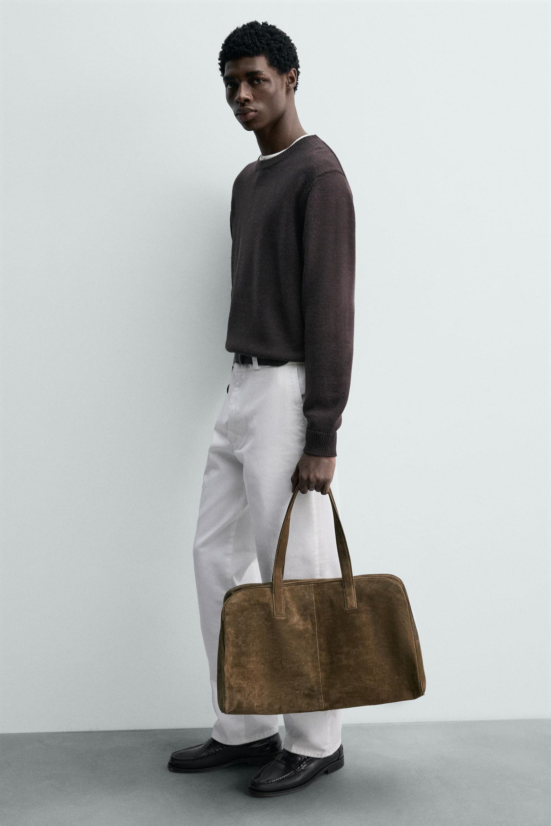 M LEATHER TRAVEL BAG - Image 2