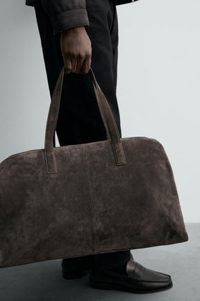 XL LEATHER TRAVEL BAG - Image 1