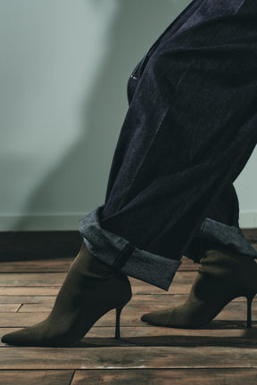 FABRIC ANKLE BOOT