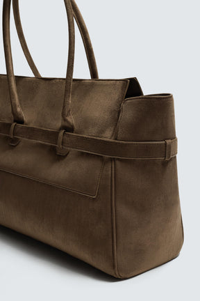 Belted Fashion Handbag