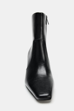 Block Heel Ankle Boots