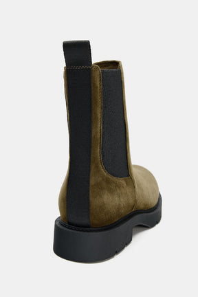 SUEDE ANKLE BOOTS