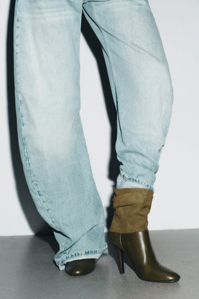 Lederstiefeletten