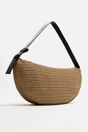 BRAIDED SHOULDER BAG