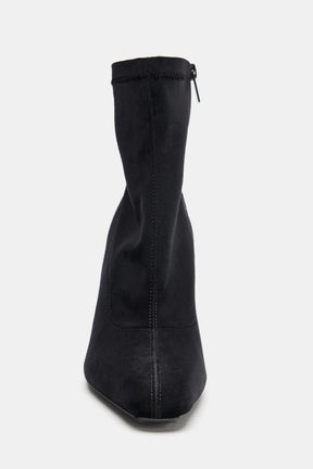 VELVET ANKLE BOOTS