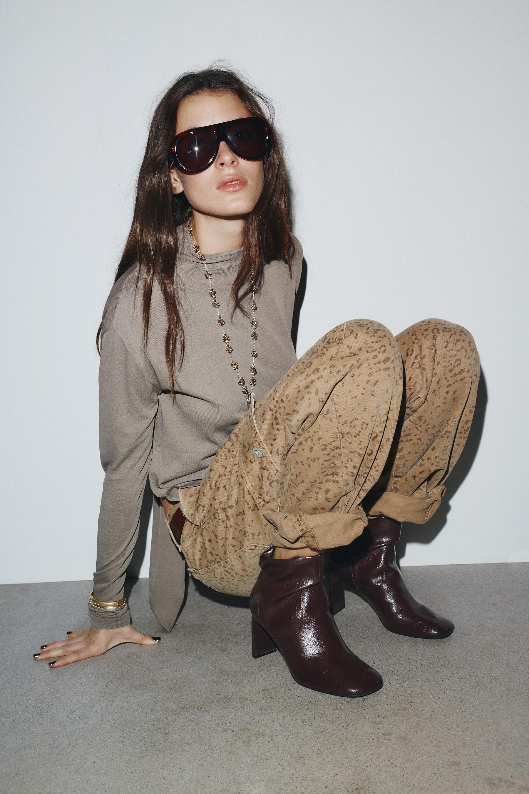 Rounded Toe Ankle Boots