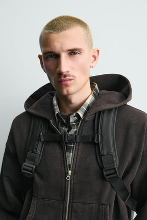 RUBBERISED MULTI-POCKET BACKPACK - Image 2