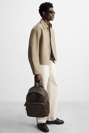LEATHER BACKPACK