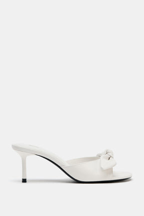 LEATHER HEELED SANDALS