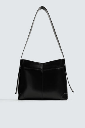 TOPSTITCHED TOTE BAG