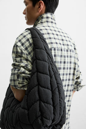 QUILTED NYLON BAG