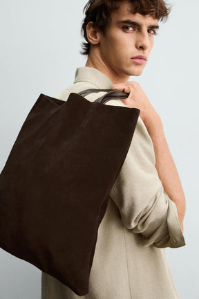 LEATHER TOTE BAG - Image 1