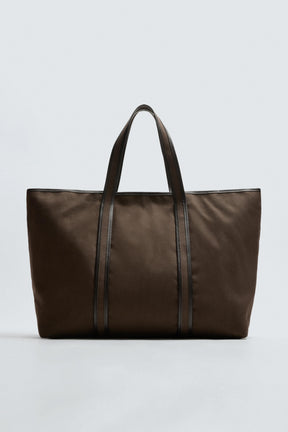WOVEN SHOPPER BAG - Image 4