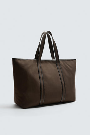 WOVEN SHOPPER BAG - Image 5