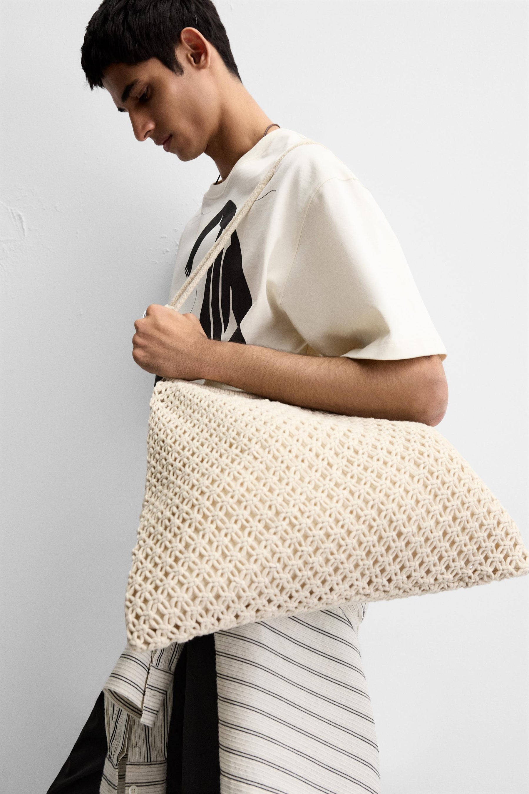 MACRAMÉ SHOPPER BAG - Image 1