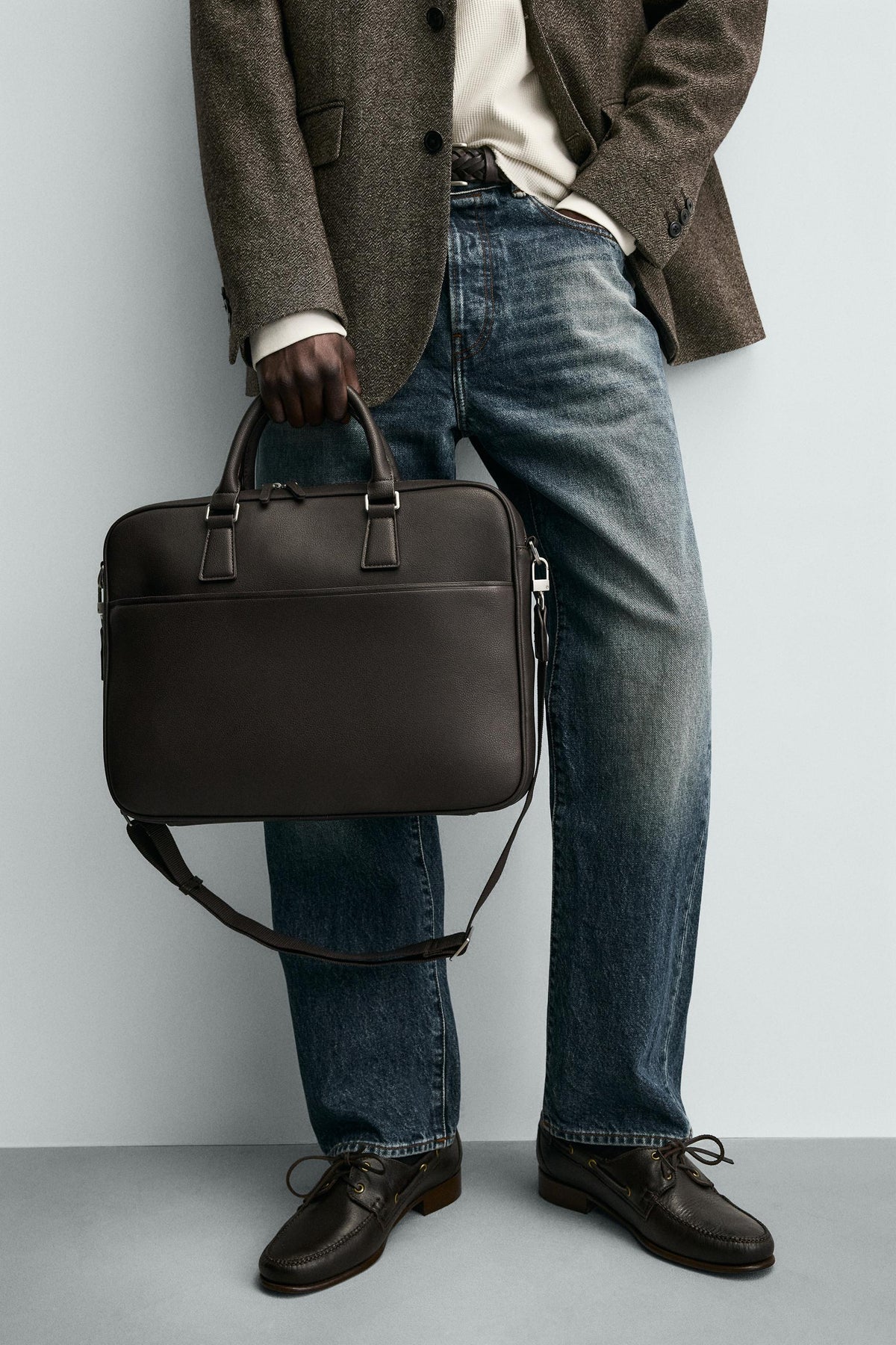 TEXTURED BRIEFCASE - Image 1
