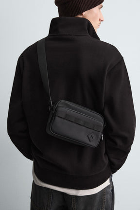 RUBBERISED CROSSBODY BAG - Image 1