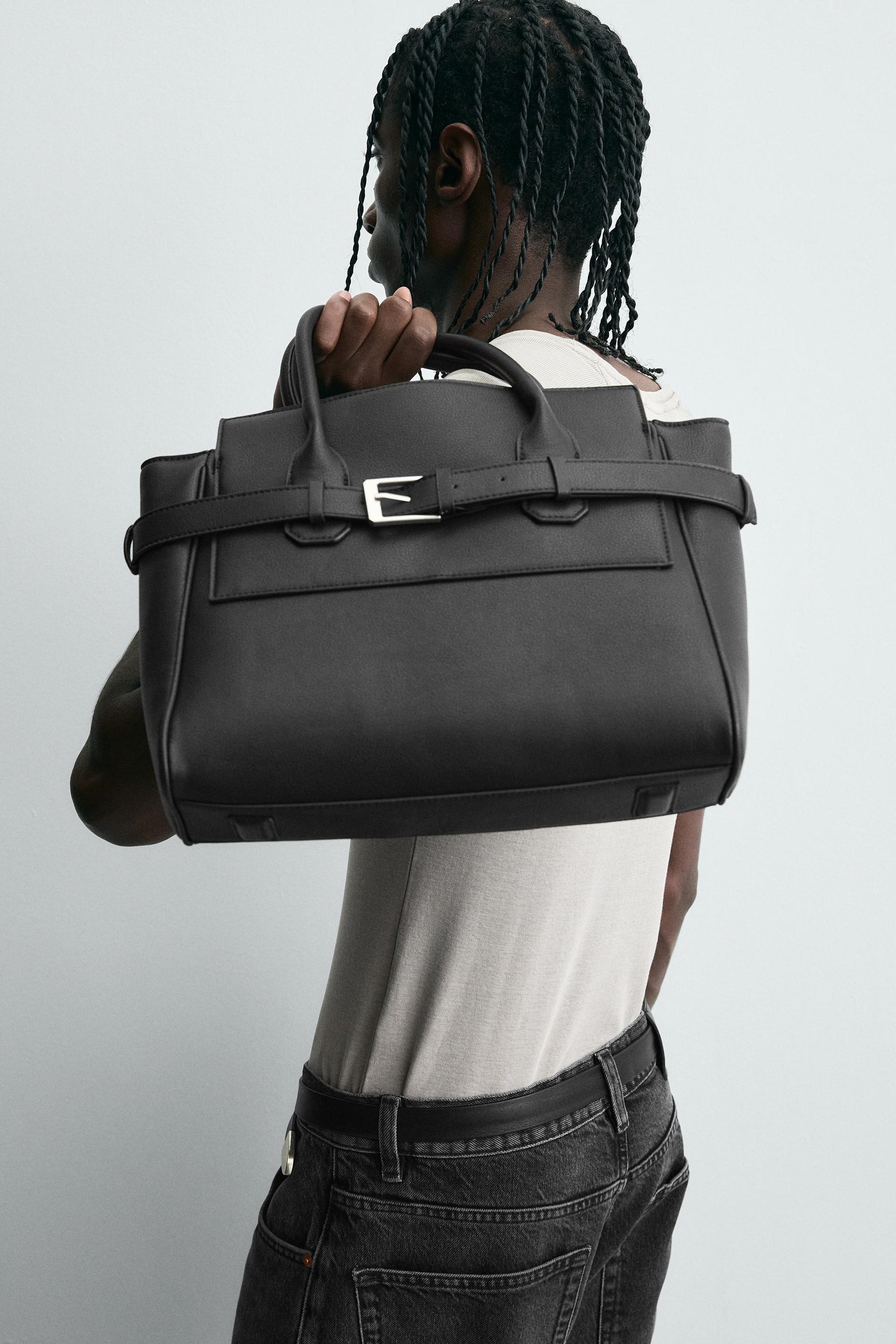 BELTED HANDBAG - Image 1