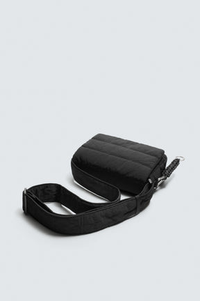 QUILTED NYLON CROSSBODY BAG