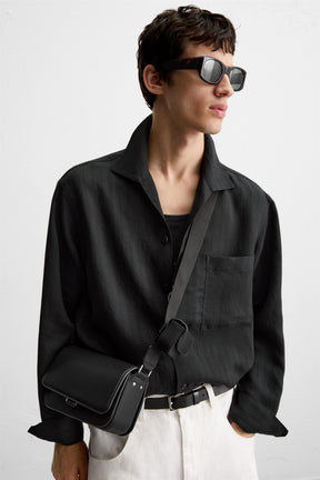 TEXTURED CROSSBODY BAG - Image 2