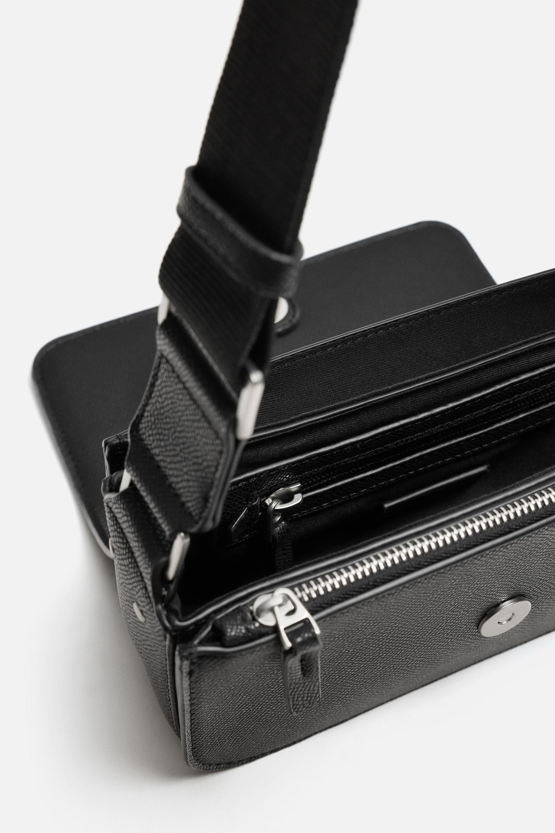 TEXTURED CROSSBODY BAG - Image 6