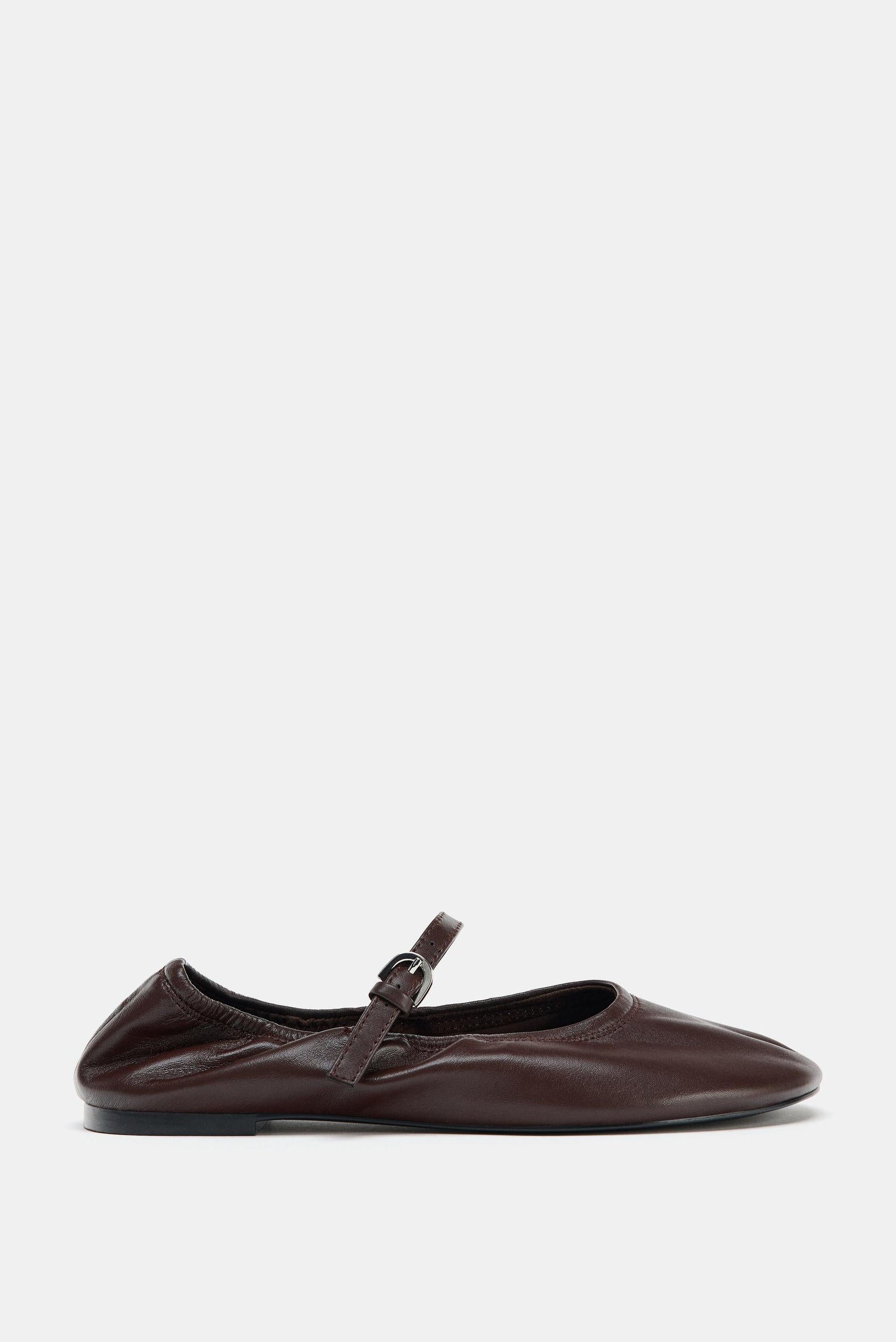 Leather Ballet Flats
