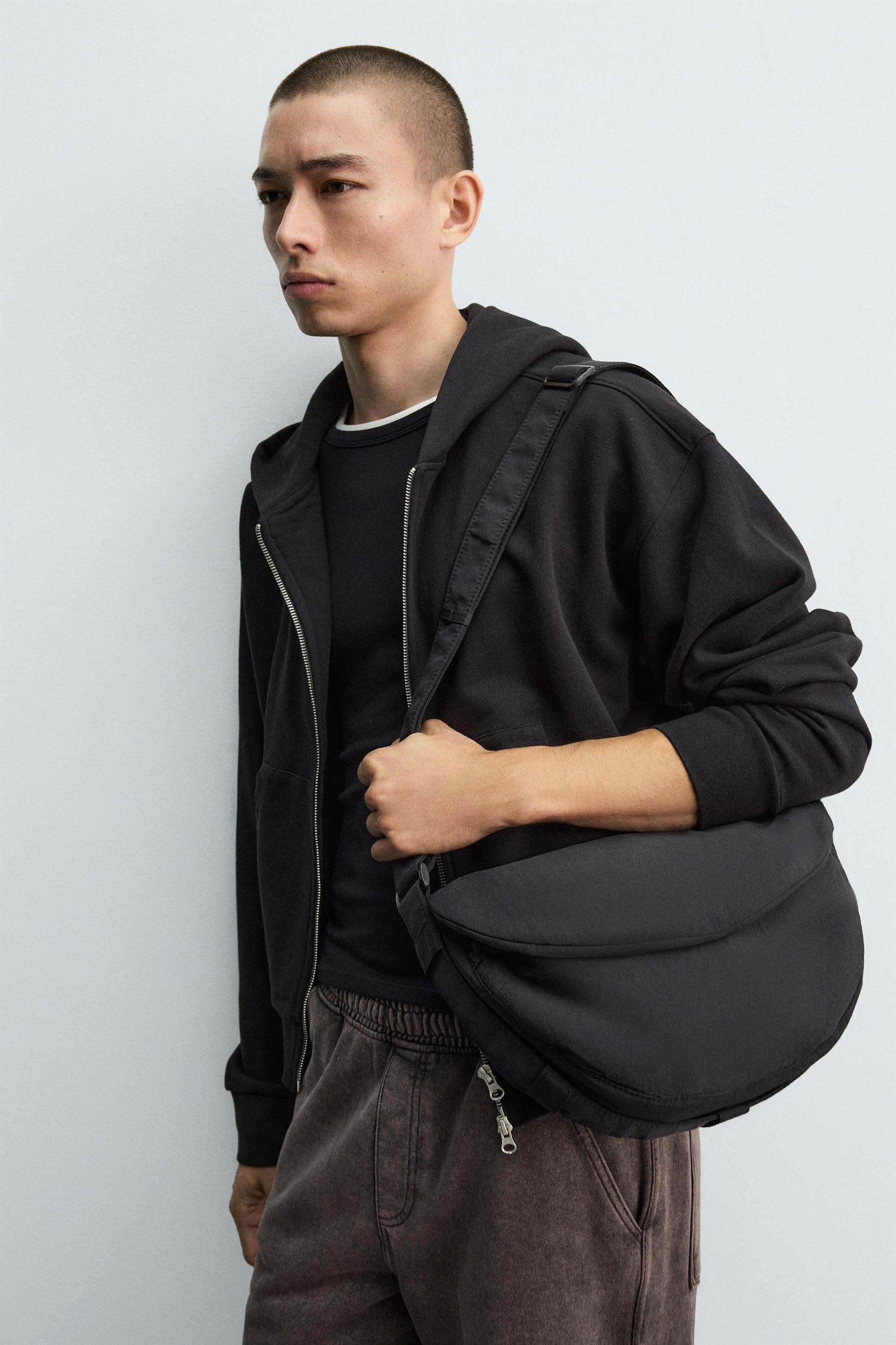 Nylon-Überschlag-Umhängetasche