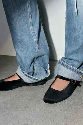 Velvet Ballet Flats