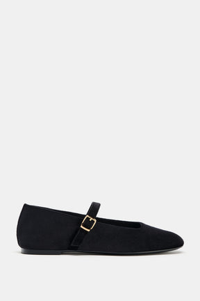 Velvet Ballet Flats
