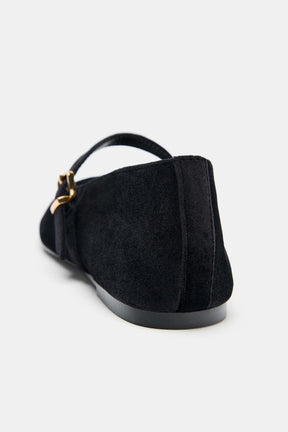 Velvet Ballet Flats