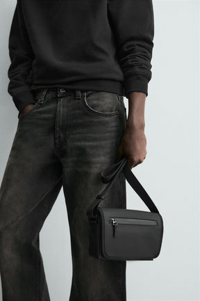 Rubbery Finish Crossbody