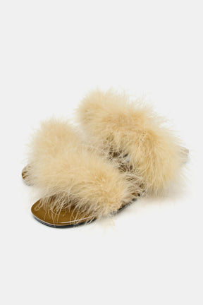 FEATHER SANDALS