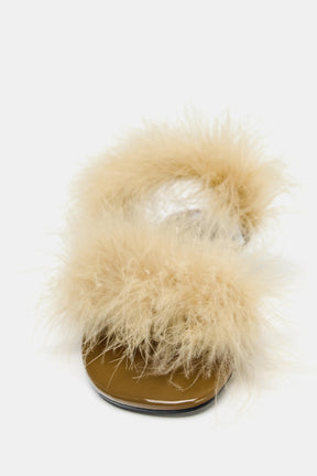 FEATHER SANDALS