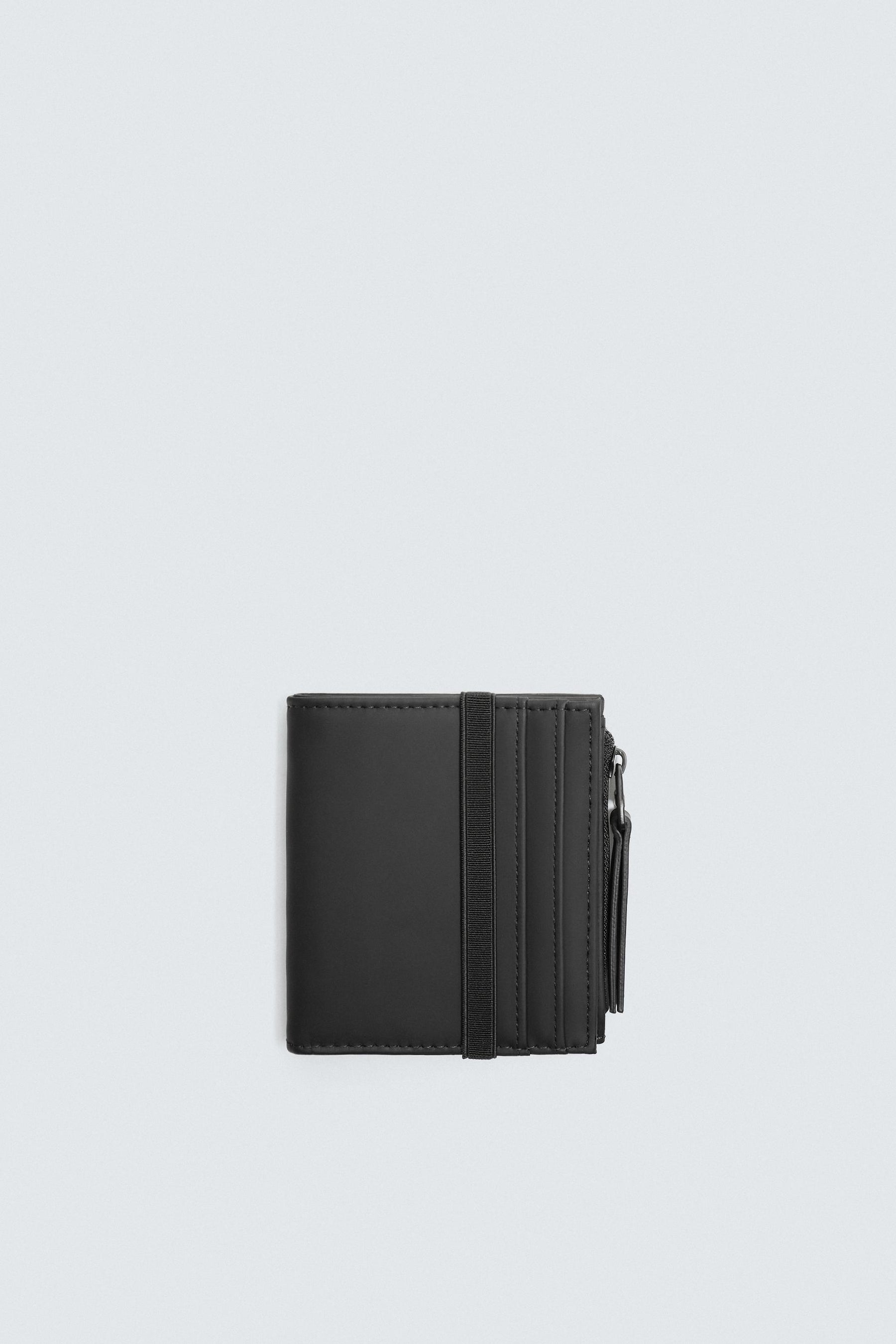 RUBBERISED WALLET WITH COIN PURSE