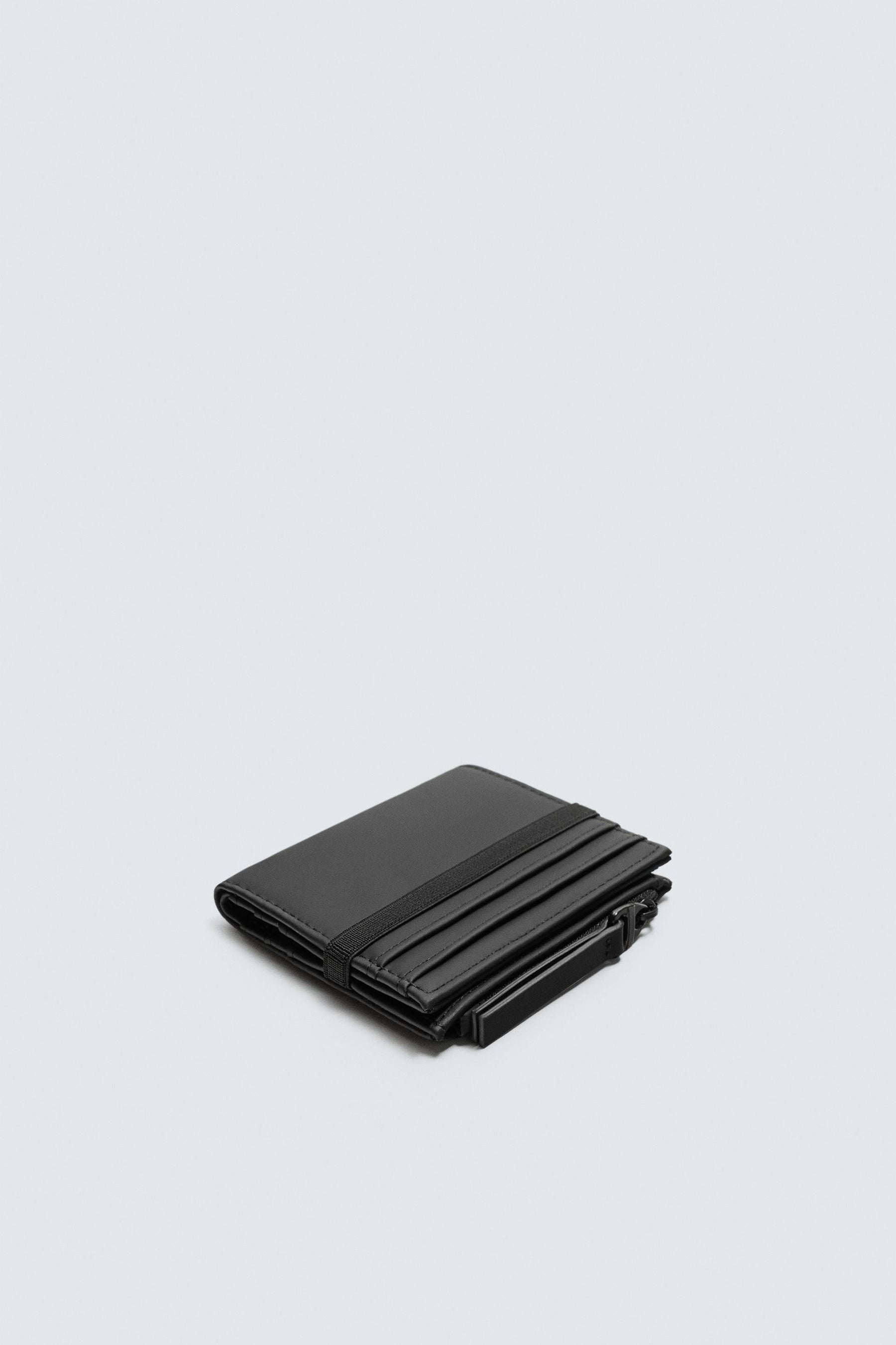 RUBBERISED WALLET WITH COIN PURSE