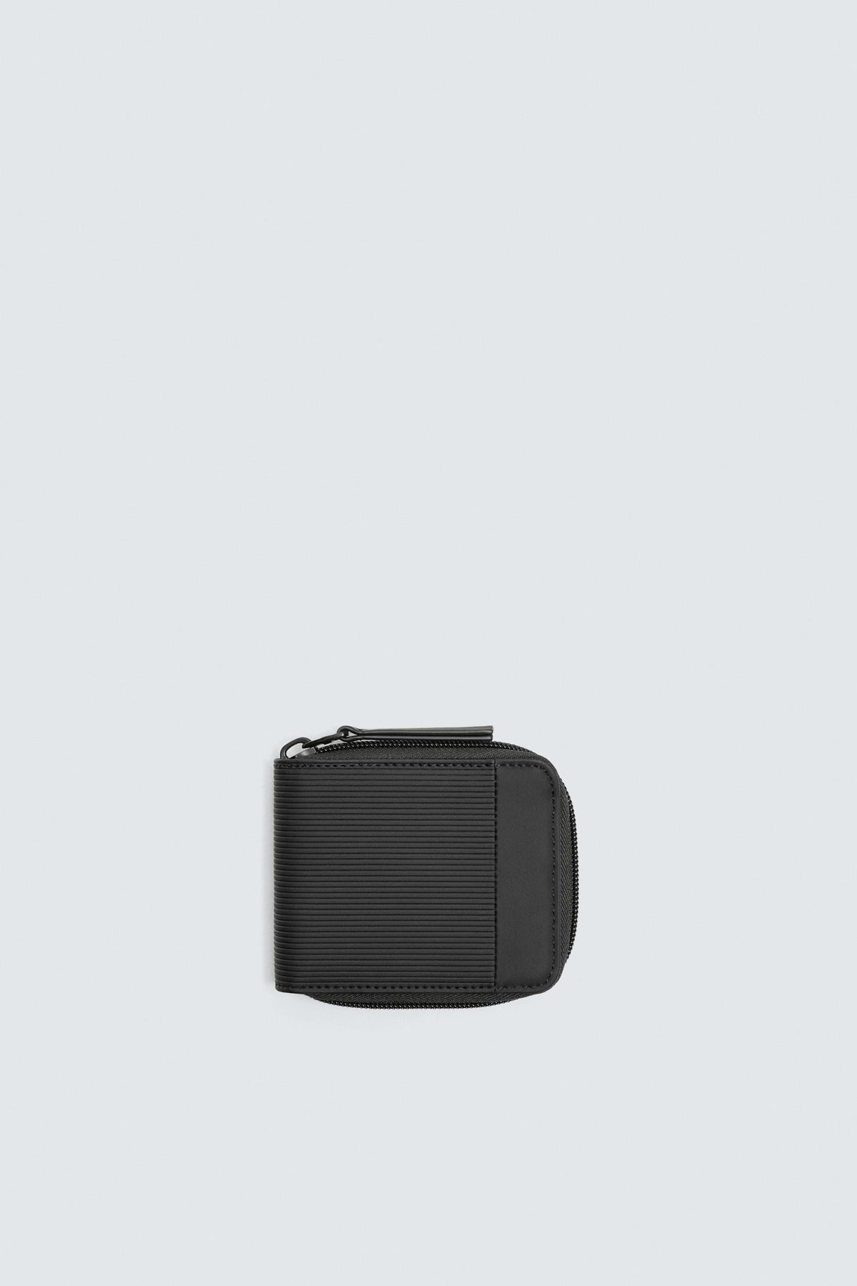 RUBBERISED WALLET WITH ZIP