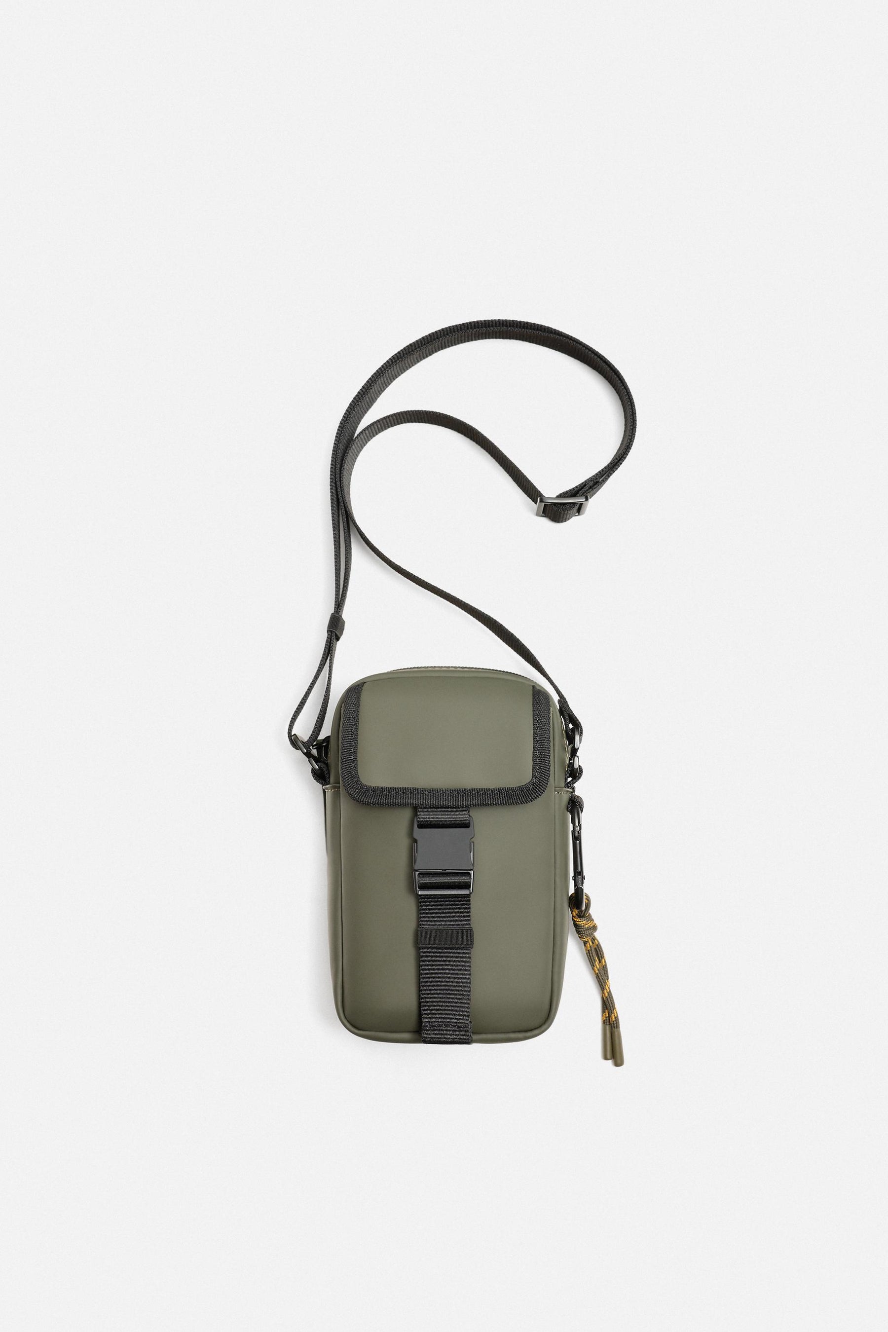 RUBBERISED CROSSBODY BAG - Image 3