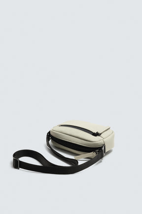 RUBBERISED CROSSBODY BAG