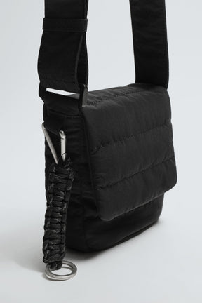QUILTED NYLON VERTICAL CROSSBODY BAG - Image 5