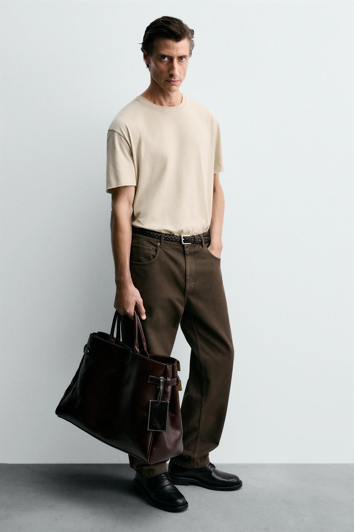 LEATHER KEY RING - Image 1