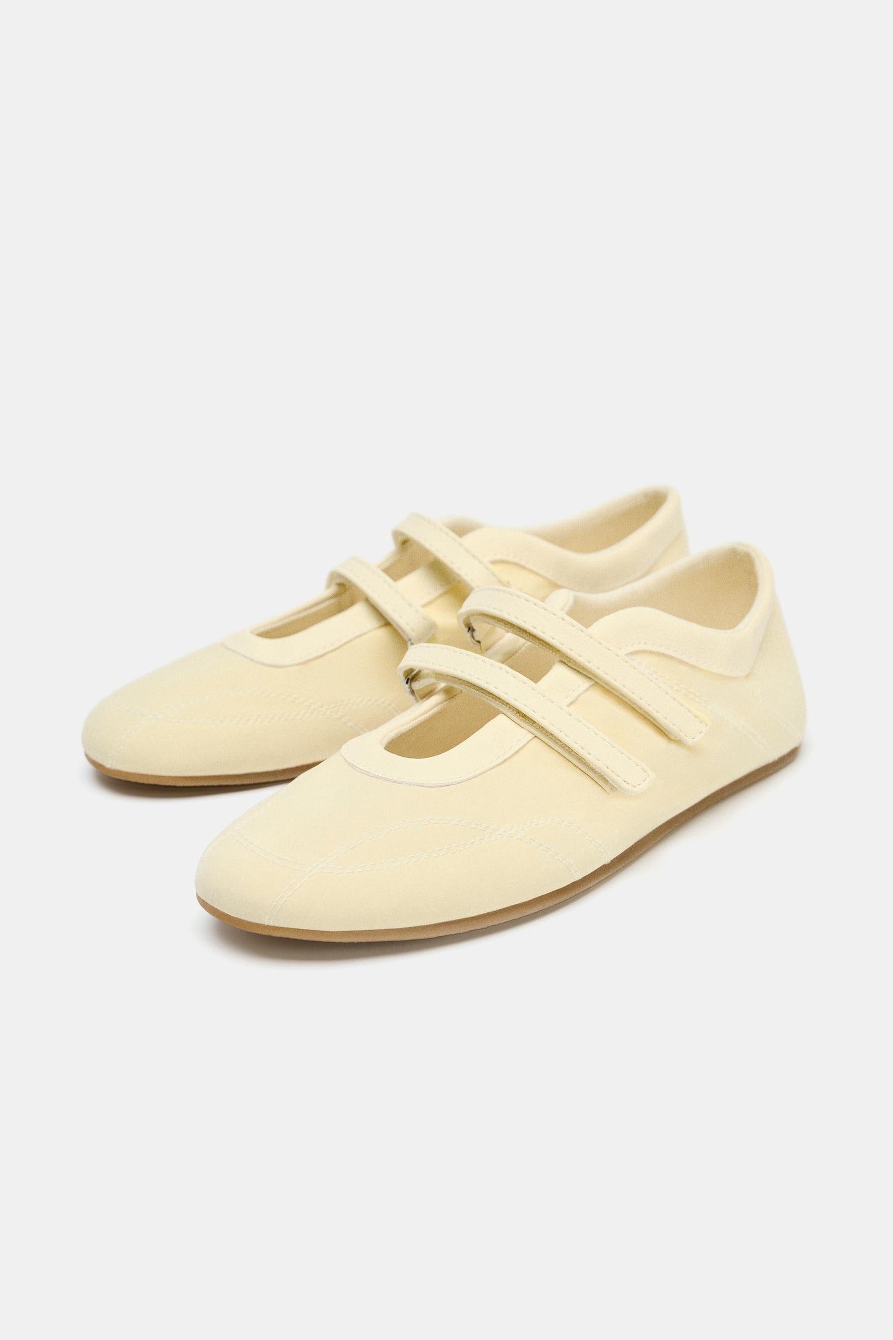 SATIN BALLET FLATS