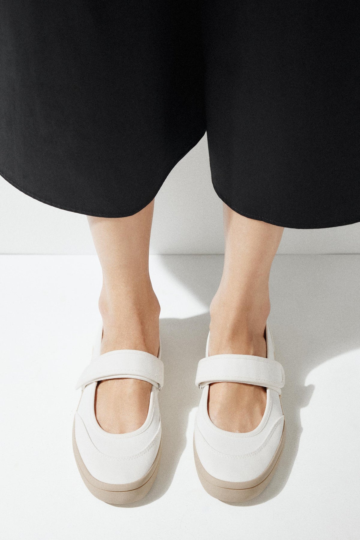 Fabric Strap Ballerinas