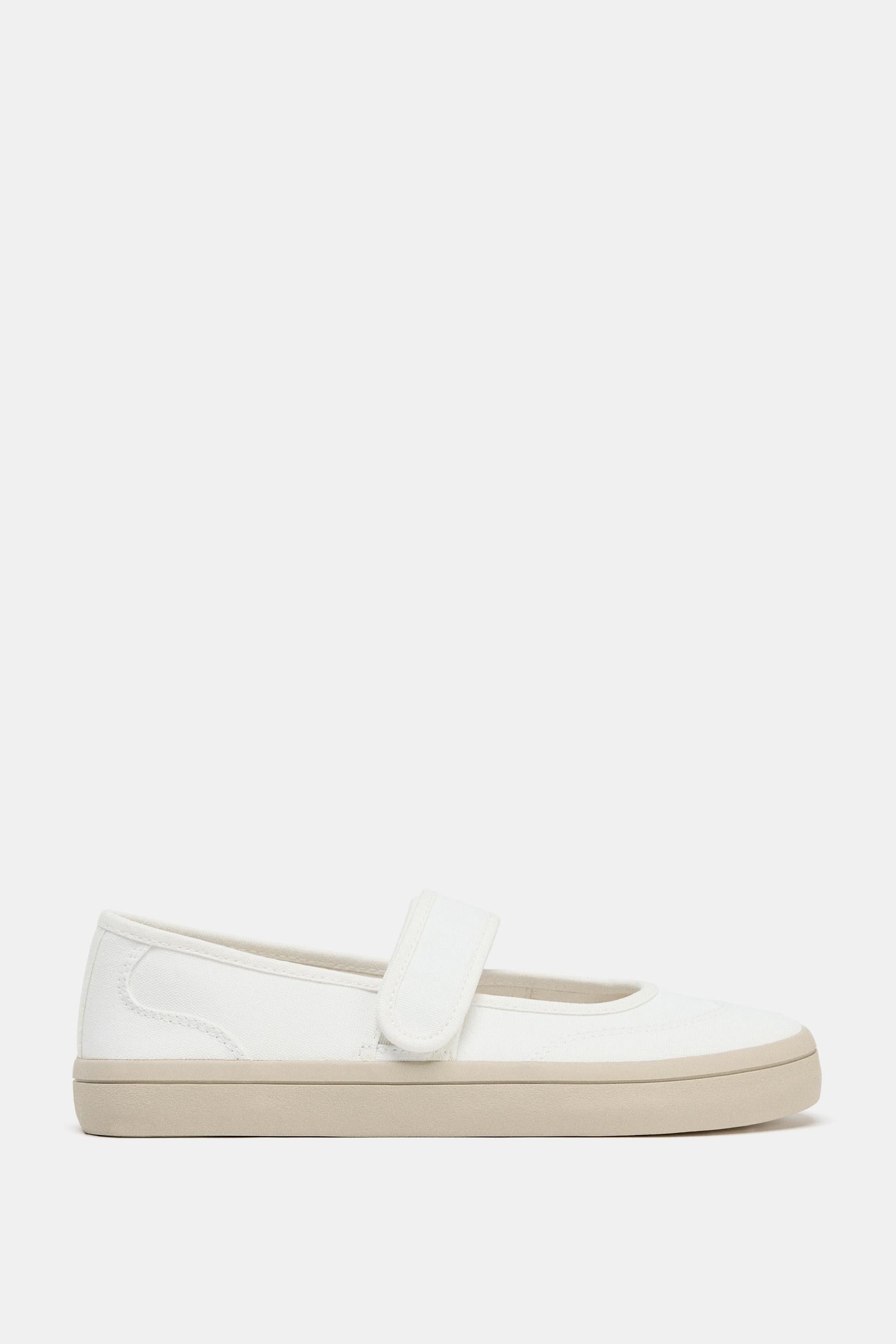 Fabric Strap Ballerinas