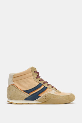Colourful High-Top Trainers